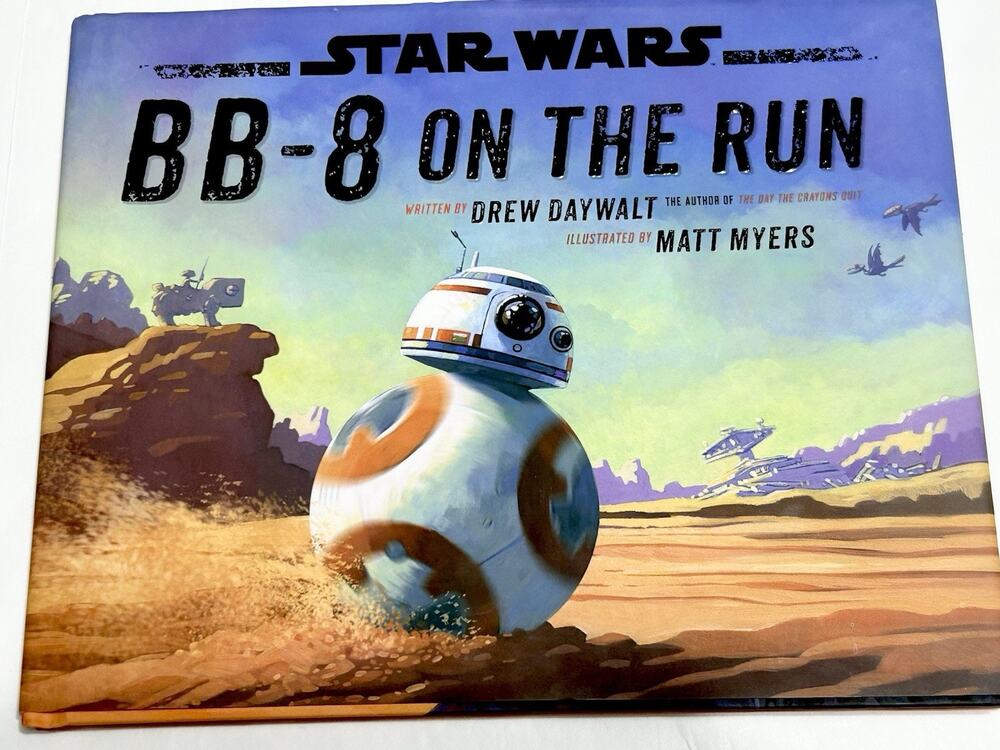 Star Wars BB-8 on the Run Hardcover Drew Daywalt 1st Ed 2nd Print Very Good Used